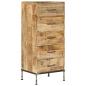 Preview: Kommode 45 x 35 x 106 cm Mango-Massivholz