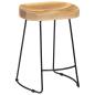 Preview: Gavin Barhocker 2 Stk. Massivholz Mango
