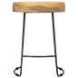 Preview: Gavin Barhocker 2 Stk. Massivholz Mango