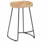 Preview: Gavin Barhocker 2 Stk. Massivholz Mango