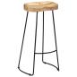 Preview: Gavin Barhocker 2 Stk. Massivholz Mango