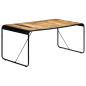 Preview: Esstisch 180 x 90 x 76 cm Raues Mango-Massivholz