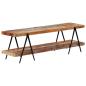 Preview: TV-Schrank 160x40x50 cm Altholz Massiv