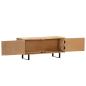 Preview: TV-Schrank 90 x 30 x 40 cm Mango-Massivholz