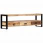 Preview: TV-Schrank 150 x 30 x 45 cm Massivholz Mango