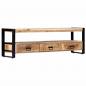 Preview: TV-Schrank 150 x 30 x 45 cm Massivholz Mango