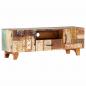 Preview: TV-Schrank Handgeschnitzt 120x30x40 cm Altholz Massiv