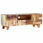 Preview: TV-Schrank Handgeschnitzt 120x30x40 cm Altholz Massiv