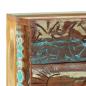 Preview: Nachttisch Handgeschnitzt 40x30x50 cm Altholz Massiv