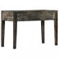 Preview: Schreibtisch Schwarz 110×50×75 cm Massivholz Mango