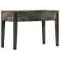 Preview: Schreibtisch Schwarz 110×50×75 cm Massivholz Mango