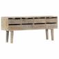 Preview: Sideboard 140×30×60 cm Massivholz Mango