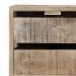 Preview: Sideboard 140×30×60 cm Massivholz Mango