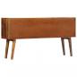 Preview: Sideboard mit Druckmuster 130×30×70 cm Massivholz Mango