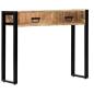 Preview: Konsolentisch 90 x 30 x 75 cm Massivholz Mango