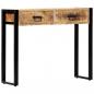Preview: Konsolentisch 90 x 30 x 75 cm Massivholz Mango