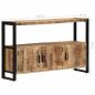 Preview: Beistellschrank 120 x 30 x 75 cm Massivholz Mango