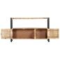 Preview: Beistellschrank 120 x 30 x 75 cm Massivholz Mango