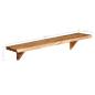 Preview: Wandregale 2 Stk. 90 x 20 x 18 cm Massivholz Akazie