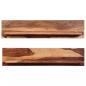 Preview: Wandregale 2 Stk. 118 x 26 x 20 cm Massivholz