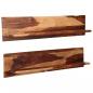 Preview: Wandregale 2 Stk. 118 x 26 x 20 cm Massivholz