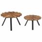 Preview: Couchtische 2 Stk. Recyceltes Massivholz