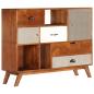 Preview: Sideboard 115 x 35 x 86 cm Akazienholz Massiv