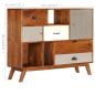Preview: Sideboard 115 x 35 x 86 cm Akazienholz Massiv
