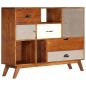 Preview: Sideboard 115 x 35 x 86 cm Akazienholz Massiv