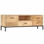 Preview: TV-Schrank 130 x 30 x 45 cm Mango-Massivholz