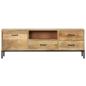 Preview: TV-Schrank 130 x 30 x 45 cm Mango-Massivholz