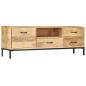 Preview: TV-Schrank 130 x 30 x 45 cm Mango-Massivholz