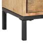 Preview: TV-Schrank 130 x 30 x 45 cm Mango-Massivholz