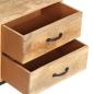 Preview: TV-Schrank 130 x 30 x 45 cm Mango-Massivholz