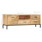 Preview: TV-Schrank 130 x 30 x 45 cm Mango-Massivholz