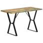 Preview: Esstisch 120x60x76 cm Altholz Massiv