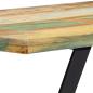 Preview: Esstisch 120x60x76 cm Altholz Massiv