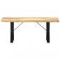 Preview: Sitzbank 110 cm Massivholz Mango