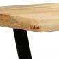 Preview: Sitzbank 110 cm Massivholz Mango