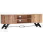 Preview: TV-Schrank 140 x 30 x 45 cm Massivholz Akazie