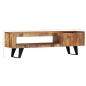 Preview: TV-Schrank 140×30×40 cm Massivholz Akazie
