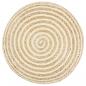 Preview: Handgefertigter Sitzpuff 45 x 30 cm Jute