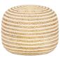Preview: Handgefertigter Sitzpuff 45 x 30 cm Jute