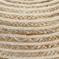 Preview: Handgefertigter Sitzpuff 40 x 45 cm Jute