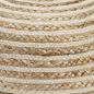 Preview: Handgefertigter Sitzpuff 40 x 45 cm Jute