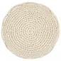 Preview: Makramee Sitzpuff Handgefertigt 45 x 30 cm Baumwolle 