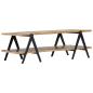 Preview: Couchtisch 115x60x40 cm Altholz Massiv