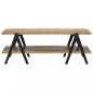 Preview: Couchtisch 115x60x40 cm Altholz Massiv
