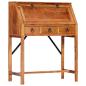 Preview: Schreibtisch 90×40×107 cm Massivholz Akazie