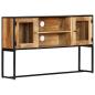 Preview: TV-Schrank 120x30x75 cm Altholz Massiv